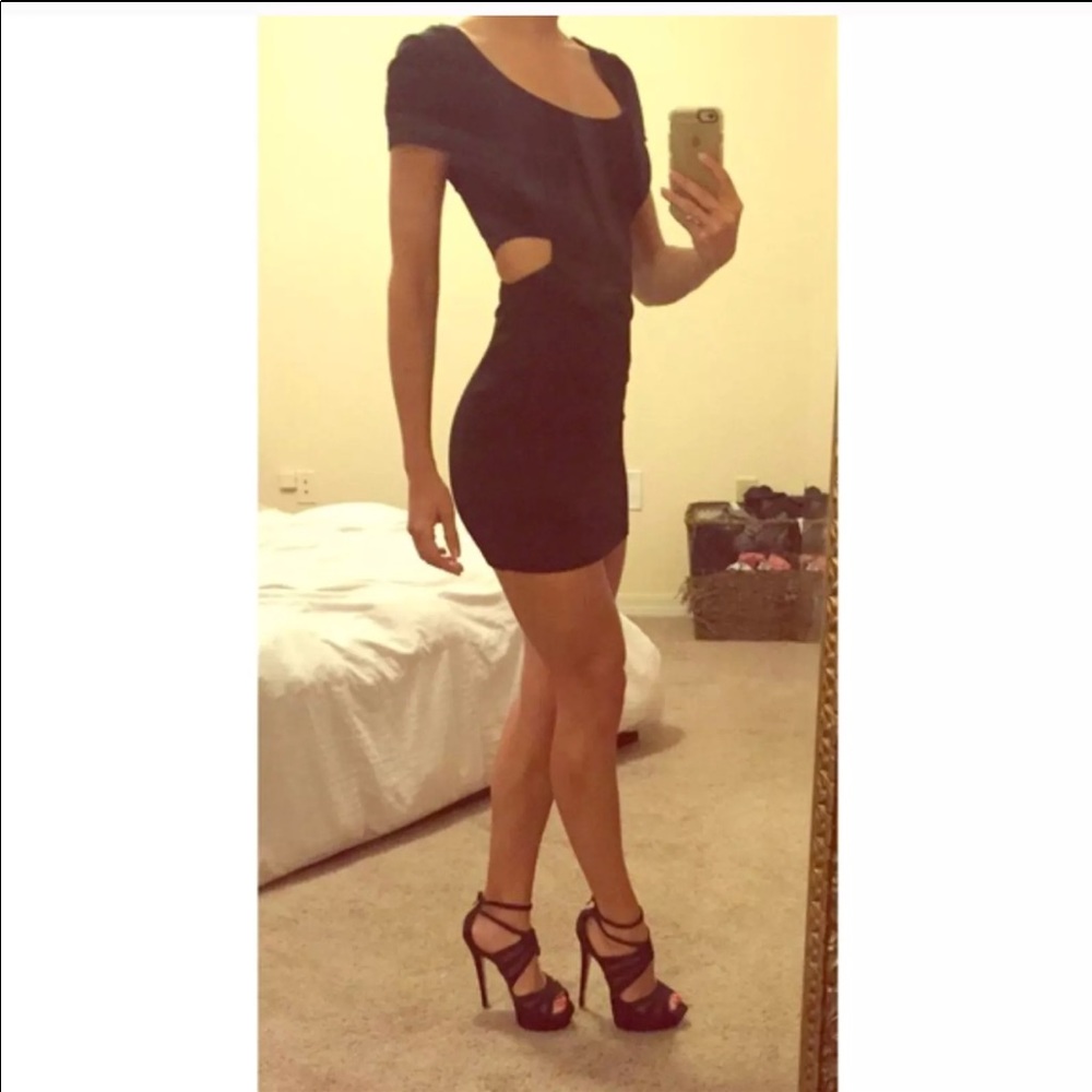 Urban Outfitters Cutout Lil Black Dress